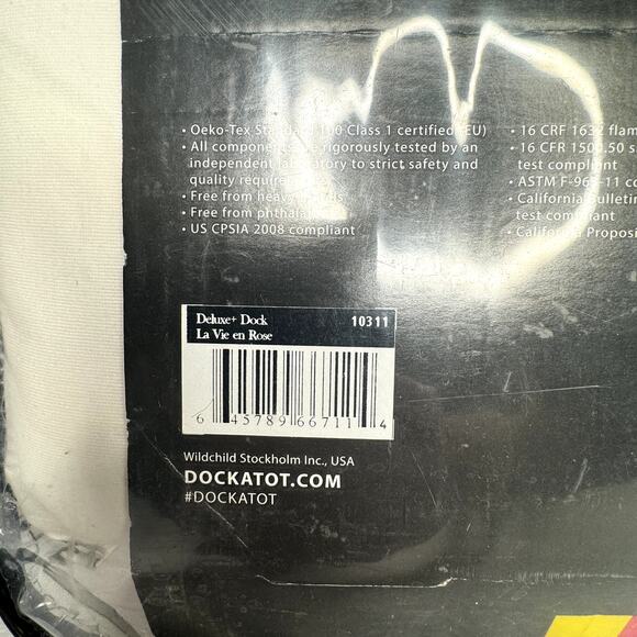 DOCK A TOT DELUXE Deluxe La Vie en Rose Floral Roses Dockatot 0-8 Months - Picture 3 of 11